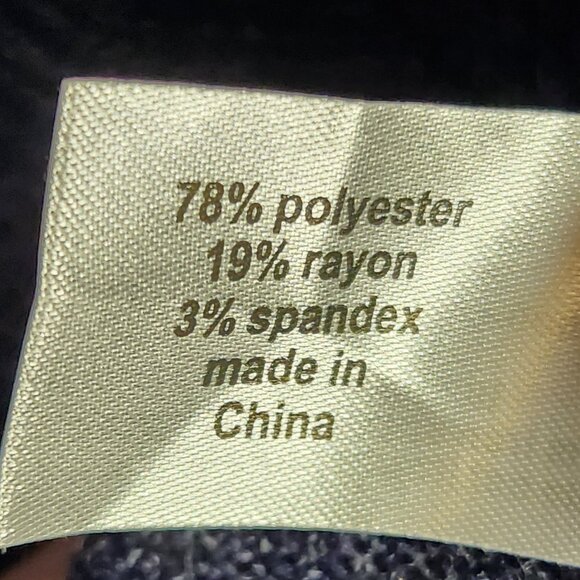 Lane Bryant - NEW - Blue Heathered Wide Cowl Neck Sweater - Size: 22/24 - Picture 5 of 6